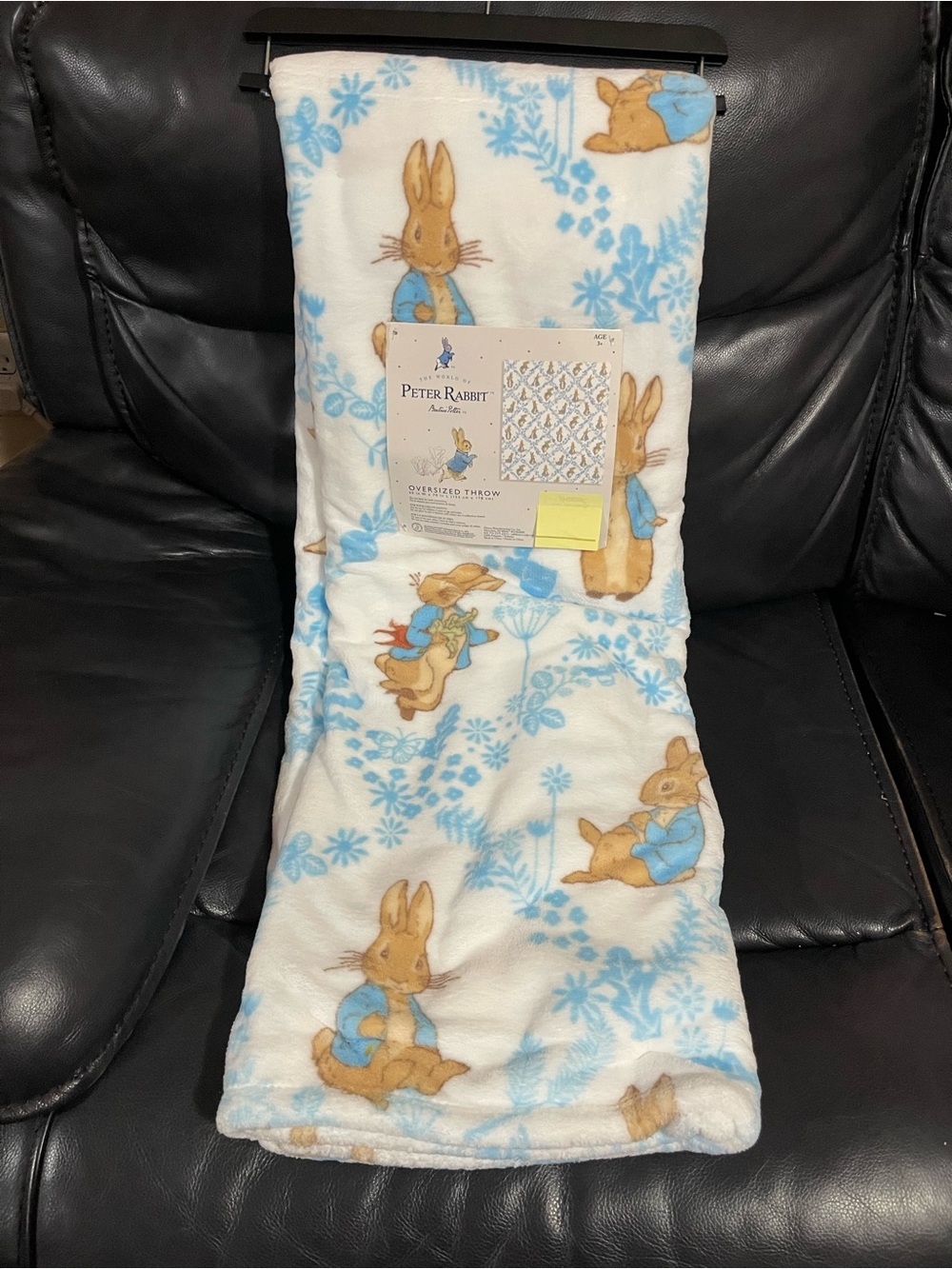 Easter Peter Rabbit Plush Throw - Picture 9 of 9